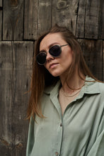 Load image into Gallery viewer, Sunray - Black / Silver Blue سن راي - اسود / سلفر ازرق