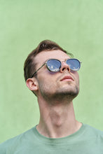 Load image into Gallery viewer, Sunray - Black / Silver Blue سن راي - اسود / سلفر ازرق