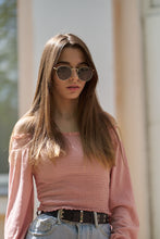 Load image into Gallery viewer, Carla - Gold/Light Smoke كارلا - ذهبي/فاتح دخاني