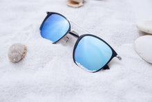 Load image into Gallery viewer, Panama - Black and Silver / Blue Mirror بنما / اسود و سلفر / ازرق عاكس