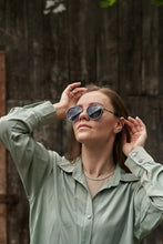 Load image into Gallery viewer, Sunray - Black / Silver Blue سن راي - اسود / سلفر ازرق