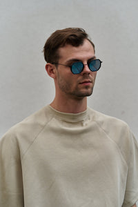 Texa - Black / Blue Mirror تكسا - اسود / ازرق عاكس