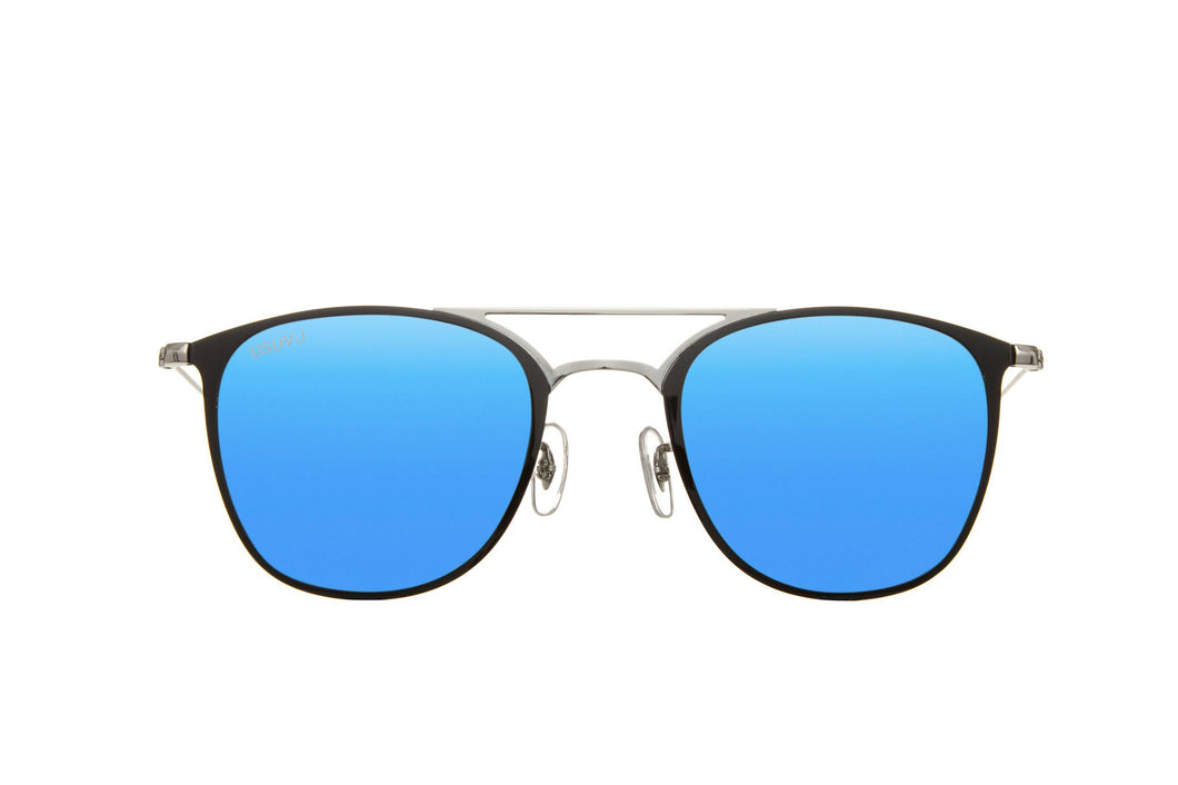 Panama - Black and Silver / Blue Mirror بنما / اسود و سلفر / ازرق عاكس