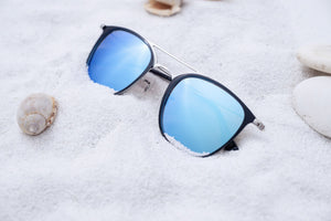 Panama - Black and Silver / Blue Mirror بنما / اسود و سلفر / ازرق عاكس