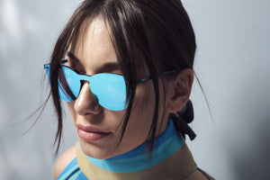 Stuffy خانق -  Black /  Blue Mirror