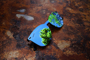 Stuffy خانق -  Black /  Blue Mirror
